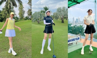 Sam gia nhập 'đường đua' thời trang sân golf với tủ đồ đa dạng, không trùng lặp