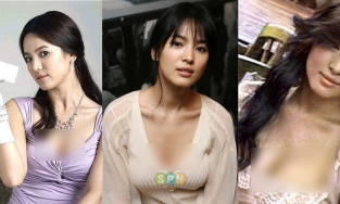 Hiện tại kín đáo nhưng Song Hye Kyo từng có tuổi trẻ táo bạo, mặc áo khoe triệt để gò bồng đảo