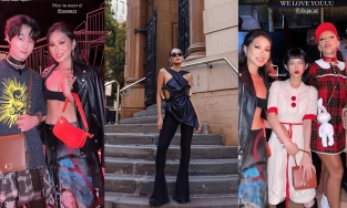 Thảo Nhi Lê xuất ngoại, được truyền thông quốc tế săn đón, tham dự show thời trang cùng Doja Cat