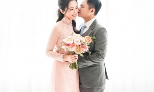 Một tiểu thư lá ngọc cành vàng như vợ thiếu gia Phan Thành sẽ lựa chọn áo dài cưới như thế nào?