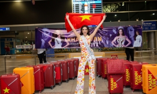 Có gì trong 15 vali Hoa hậu Khánh Vân mang sang Mỹ dự thi Miss Universe?