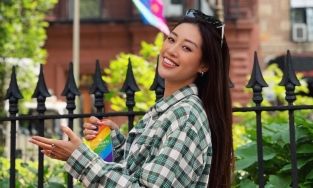 Khánh Vân đầy năng động, cá tính với phong cách đời thường tại Mỹ