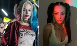 Chán 'cosplay' Lisa, Tiểu Vy đóng vai tình nhân Joker, lại na ná Jennie 