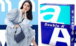 Poster quảng bá thời trang của Miu Miu nhìn giống quảng cáo giấy A4