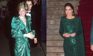 Loạt váy áo minh chứng Kate Middleton là 'thanh xuân' của Công nương Diana