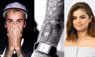 Hình xăm của Justin Bieber khiến vợ lẫn bạn gái cũ hờn dỗi?