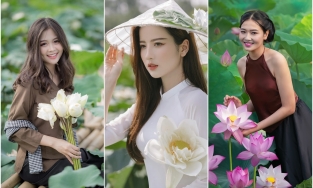 Tháng 6 mùa sen: Chụp ảnh hoa sen mặc gì đẹp? Những thảm họa trang phục hồ sen bạn nữ nên tránh 