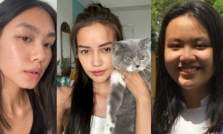 Đọ ảnh mặt mộc Top 3 HHHV Việt Nam 2022: Huỳnh Phạm Thủy Tiên từng chi chít mụn, da mặt bóng dầu