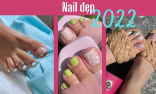 1001 mẫu móng chân đẹp, nail chân hot 2022 cho chị em thích mẫu móng đẹp 