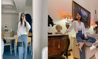 Đâu phải chỉ skinny jeans mới kéo dài chân, Khả Ngân có vô số cách mix&match 'xịn sò' hơn nhiều