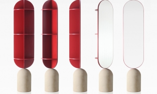 Orte-Gương kết hợp kệ - sáng kiến tiết kiệm không gian mà vẫn đầy thẩm mỹ