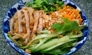 Bún bì, món ăn dân dã, lạ miệng của sông nước miền Tây Nam Bộ