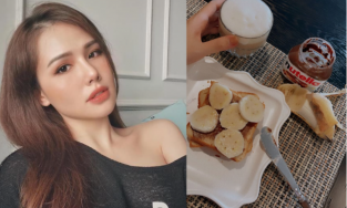 Không hẹn mà gặp, Huyền Baby và Phanh Lee đều chia sẻ bữa sáng theo phong cách “cô dâu hào môn”