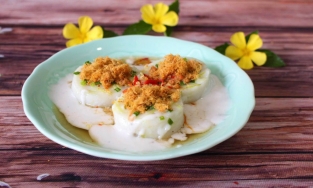 Bánh bầu, món bánh Sóc Trăng đoạt huy chương vàng bánh dân gian Nam Bộ