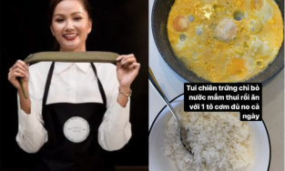 H’Hen Niê khoe món trứng siêu tốc, Hoà Minzy làm bánh flan cho con trai