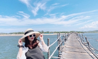 Cầu Ông Cọp, cây cầu gỗ dài nhất Việt Nam, điểm check-in độc đáo khi đến Phú Yên