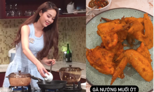 Minh Hằng khoe mâm cơm “tận” 2 món gà, Salim lần đầu tổ chức sinh nhật với chiếc bánh gato tự làm