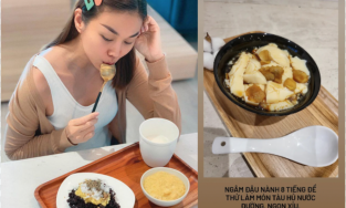 Thanh Hằng vào bếp làm tàu hủ nước đường ngọt mát mùa hè, Chi Pu thưởng thức bún bò “tại gia” 