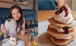 Ngô Thanh Vân ăn pancake ở cà phê trời Tây, Lý Nhã Kỳ thưởng trà sang chảnh