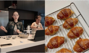 Nhờ thần bánh 'độ', cuối cùng Linh Rin làm thành công bánh sừng cuộn