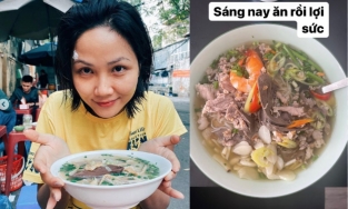 Không hẹn mà gặp, các món bún lên ngôi trên bàn ăn nhà sao Việt ngày giữa tuần