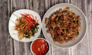 Cách làm sụn gà rang muối giòn tan mà không bị bột, bở
