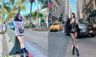 Giàu và khoẻ như Lệ Quyên, đi Mỹ chỉ như bay Sài Gòn – Hà Nội