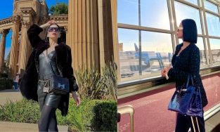 Dù đi Mỹ quen như bay Sài Gòn - Hà Nội, Lệ Quyên vẫn háo hức chụp ảnh check-in như lần đầu