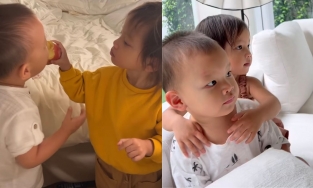 Lisa ra dáng chị gái “nhà người ta”, từ cách chăm đến thái độ dành cho Leon đều “đỉnh”