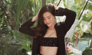 Đông Nhi lên nguyên cây hàng hiệu khoe vòng 1 nóng bỏng, chuẩn gái 1 con