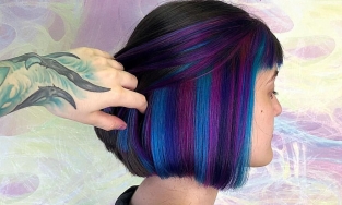 Choáng ngợp với những kiểu tóc nhuộm rực rỡ sắc màu 