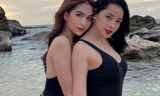 Ngọc Trinh và Chi Pu đọ thần thái bên ván lướt sóng 250 triệu