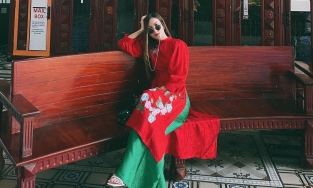 Yến Nhi chứng minh đẳng cấp fashionista khi diện áo dài 