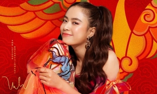 Những ngôi sao mang vũ điệu tranh dân gian Đông Hồ vào thời trang