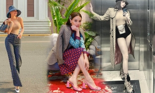 Kiểu giày dễ quê nhưng Hà Hồ diện lên lại siêu sang 