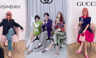 Ngọc Trinh, Quỳnh Anh Shyn tự làm show thời trang tại gia 