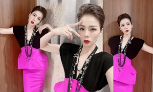 Khuyên ai đó 'Hãy lượng sức mình', trang phục của Lệ Quyên lại hơi quá sức?