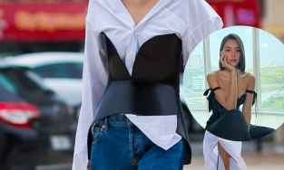 Mùa hè mặc corset sao cho xinh mà không 'phô' như Hoa hậu Tiểu Vy?