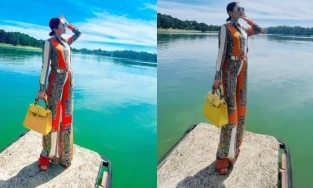 Không phải Lâm Bảo Châu, dùng filter kéo chân mới là chân ái của Lệ Quyên 