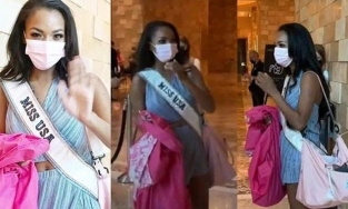 Đại diện chủ nhà - HHHV Mỹ lên đồ lép vế hoàn toàn so với Khánh Vân 