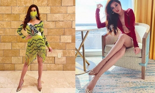 Mang cả tủ giày đi thi HHHV thế giới nhưng Khánh Vân chỉ ưu ái một đôi này