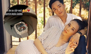 Bóc giá đồng hồ mà Cường Đô La tặng 'nóc nhà' Đàm Thu Trang 