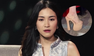 Ngả mũ trước biệt tài đi giày cao như đôi cà kheo của Hòa Minzy