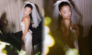 Học ngay Ariana Grande 3 mẹo để chọn váy cưới cho nàng 'nấm' 