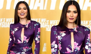 Che được vòng 2 ngấn mỡ thì HHHV Thế giới lại để lộ đôi chân 'hoa gấm'