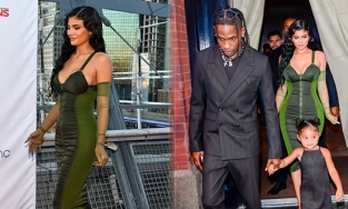 Kylie Jenner diện váy vintage có giá 500 triệu đồng