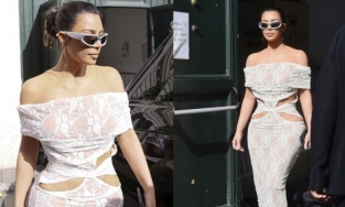 Kim Kardashian bị chỉ trích khi ăn mặc gợi cảm thăm tòa thánh Vatican