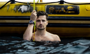 Vận động viên lặn là gương mặt đại diện của đồng hồ Richard Milles   