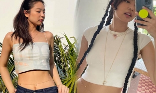 Jennie BLACKPINK tích cực lăng xê mốt belly chain