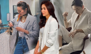 Học ngay bộ 3 chị đại làng giải trí Việt phối đồ với blazer